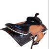 SHOWMEN CRAFT Western Barrel Racing Style Saddle with Matching Headstall & Breast Collar (12 Inch) view 4