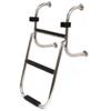 Bay Cat Boat Folding Boarding Ladder | 3-Step Stainless Steel view 1