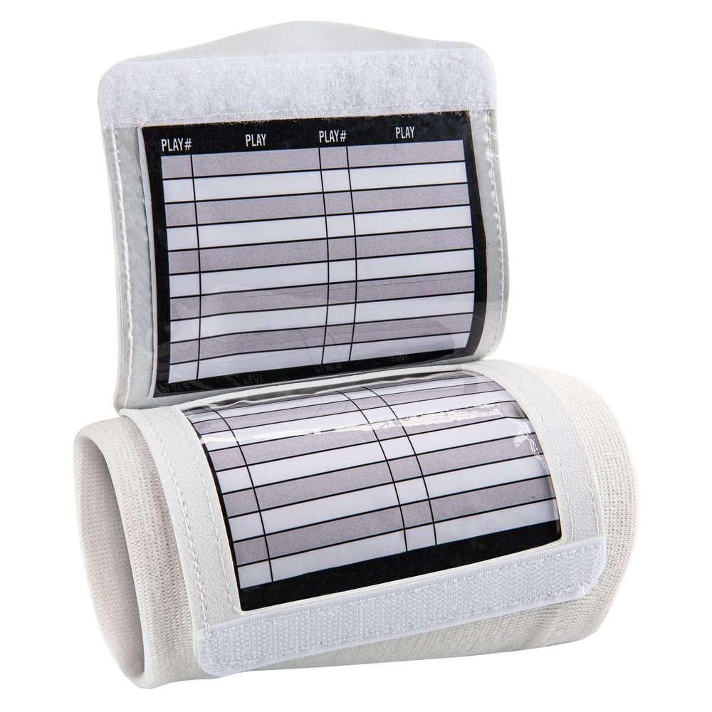 Champro Wristband Triple Playbook, Youth, White