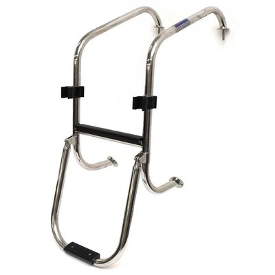 Boat Folding Boarding Ladder 49509 | 2-Step Stainless