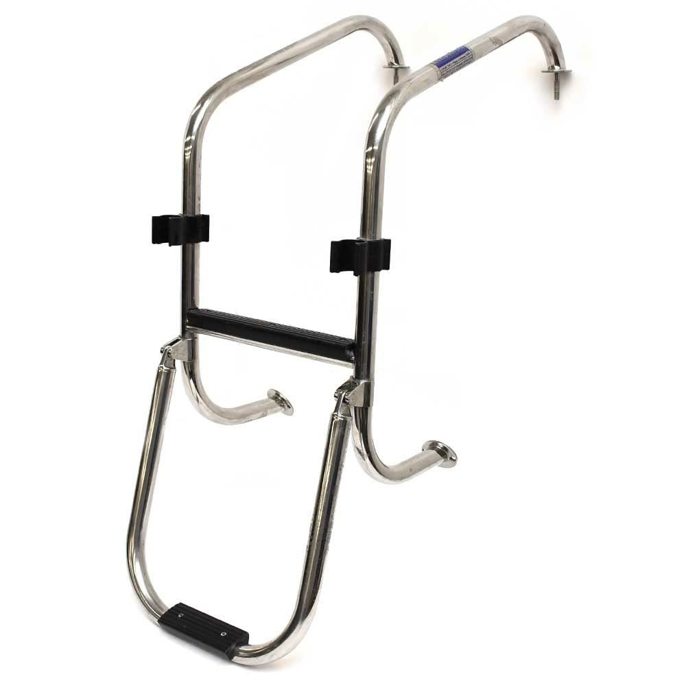 Boat Folding Boarding Ladder 49509 | 2-Step Stainless