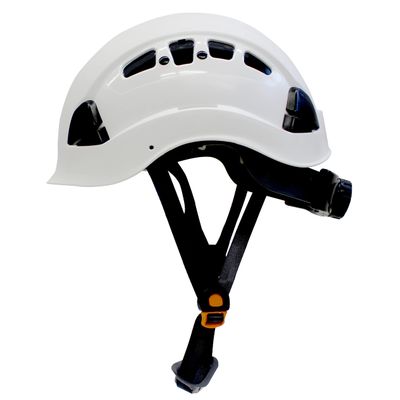 RK-SAFETY Adjustable ABS Climbing Helmet, 6-Point Suspension, Designed for Climbing, Riding and Construction-White-Set of 2