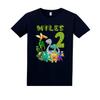 Personalized Dinosaur Shirt with name and age number, Dinosaur Birthday Shirt, Dinosaur Custom Shirt, Dinosaur family shirts, Dinosaur matching family Birthday Shirt, t-shirt for girls and boys view 1