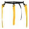 Quick-Down Pop Football Flag Belt with 3 Gold Flags, 12 Pack view 1