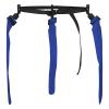 Quick-Down Pop Football Flag Belt with 3 Royal Blue Flags, 12 Pack view 1
