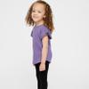 RABBIT SKINS Toddler Girls Flutter Sleeve Tee | Cute T-Shirt with Ruffles, Black, 4 view 4