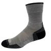 USA Made - Crew Socks - Micro Weight Full Cushion - Hiking Socks - Merino Wool - Mountain Heritage - Ash Gray - Small view 1