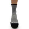 USA Made - Crew Socks - Micro Weight Full Cushion - Hiking Socks - Merino Wool - Mountain Heritage - Ash Gray - Small view 3