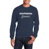Veracco Boyfriend Fiance Engagement Engaged Couples Gifts Cool Humor Graphic Crewneck Saying Sarcasm Men Women Crewneck Red view 2