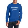 Veracco Boyfriend Fiance Engagement Engaged Couples Gifts Cool Humor Graphic Crewneck Saying Sarcasm Men Women Crewneck Red view 3