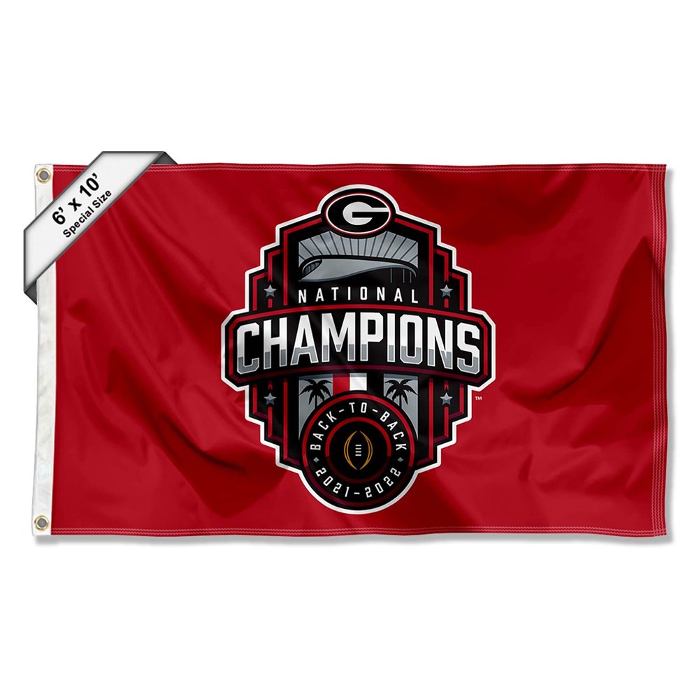 Georgia Bulldogs 6x10 Feet 2022 Football National Championship Large Flag