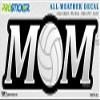 1915 Soccer Baseball Volleyball Softball Tennis Basketball Decal Sticker Mom Sports Team Auto Window Sign (Soccer Mom) view 2