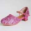CsgrFagr Women's Prom Ballroom Latin Dance Shoes Square Dance Shoes Sandals Dressy Comfortable Wedges Women (Hot Pink, 7.5) view 3