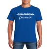 Veracco Girlfriend Fiancee Funny Engagement Shirt  Bridal Shower Wedding Gift T Shirt for Women & Men Royal Blue view 1