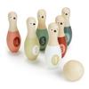 Tender Leaf Toys - Birdie Skittles - Kids Bowling Set - 6 Solid Wood Bowling Pins, Ball and Storage Bag - Fun Physical Learning for Toddler - Develop Hand-Eye Coordination and Numeracy Skills - Age 3+ view 1