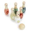 Tender Leaf Toys - Birdie Skittles - Kids Bowling Set - 6 Solid Wood Bowling Pins, Ball and Storage Bag - Fun Physical Learning for Toddler - Develop Hand-Eye Coordination and Numeracy Skills - Age 3+ view 2