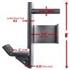 SYL Fitness J-Hooks for Squat/Power Rack - Available in 2"x2" and 3"x3", Heavy Duty J-Cups Barbell Holder with UHMV Pads (For 3"x3" Rack with 5/8" Hole) view 2