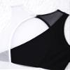 CHICTRY Kids Girls Color Block Sleeveless Hollow Back Athletic Gymnastics Dance Leotards Bodysuit Black&White 8 Years view 4