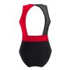 CHICTRY Kids Girls Color Block Sleeveless Hollow Back Athletic Gymnastics Dance Leotards Bodysuit Red&Black 16 Years view 2