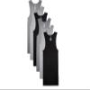 George Men's 6 Pack A-Shirt Tank Top (as1, Alpha, l, Regular, Regular, Assorted) view 1