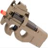 Evike Airsoft - FN Herstal Licensed P90 Full Size Metal Gearbox AEG Airsoft w/Built-in Red Dot (Color: Dark Earth/Gun Only) view 1