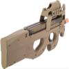 Evike Airsoft - FN Herstal Licensed P90 Full Size Metal Gearbox AEG Airsoft w/Built-in Red Dot (Color: Dark Earth/Gun Only) view 2