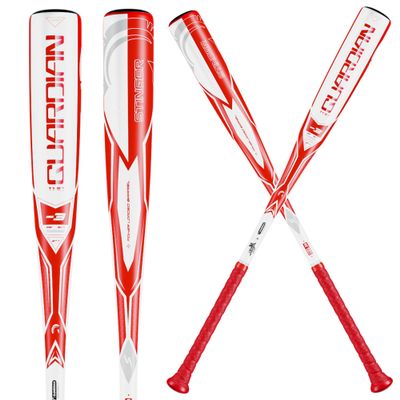 Guardian X Stinger BBCOR Baseball Bat - 3 Drop - 2 5/8" Barrel - Available in 31 to 34 - Drop 3 Baseball Bat for Middle School, High School, or College - 33" - 30 oz -, White/Red
