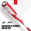 Guardian X Stinger BBCOR Baseball Bat - 3 Drop - 2 5/8" Barrel - Available in 31 to 34 - Drop 3 Baseball Bat for Middle School, High School, or College - 33" - 30 oz -, White/Red view 4