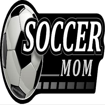 1918 Soccer Baseball Volleyball Softball Tennis Basketball Decal Sticker Mom Sports Team Auto Window Sign (Soccer)
