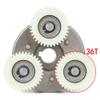 pizarra 36T Planetary Gear with Clutch for Motor Electric Bike E-Bike Nylon Gear Ebike Parts view 3