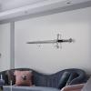BYTOTU Light saber wall mount holder - 6mm thick acrylic, capable of bearing 30 pounds, used for lightsaber display view 2