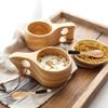 pizarra 2Pack Nordic Style Wooden Cup Kuksa Cup Portable Outdoor Camping Drinking Mug Wooden Coffee Cup with Wooden Spoon view 3