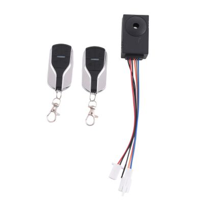 pizarra Ebike Alarm System 36V 48V 60V 72V with Two Switch for Electric Bicycle/Scooter Ebike/Brushless Controller