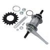 pizarra 36 Hole Reversing Backwards Brake Fixed Gear Bike Rear Hub Aluminum Bicycle Bike Coaster Brake Rear Hub view 4