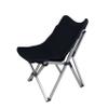 PACBEAR Outdoor Campling Chair/Aluminium Alloy Foldable Chair/Collapsible and Portable Beach Chair, 275lbs, Black,TRD08 view 1
