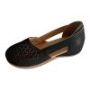 Black Sandals Women Dressy, Women's Walking Sandal Closed Toe Round Toe Hollowed Out Thick Sole Breathable Beach Sandals view 3