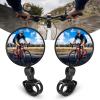 2Pack Universal Bicycle Rearview Mirrors, 360Rotatable Bar End Bicycle Mirrors, Wide Angle Convex Bike Mirror for 15-35 mm Handlebar Bikes view 1