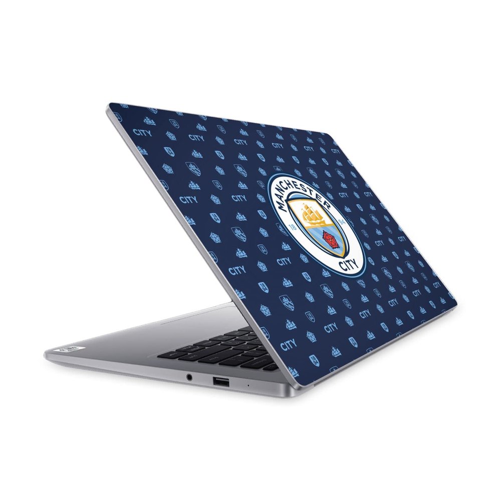 Head Case Designs Officially Licensed Manchester City Man City FC Logo Pattern Art Vinyl Sticker Skin Decal Cover Compatible with Mi Notebook 14 (2020)