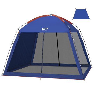 CAMPROS CP Screen House Tent 10 x 10 Ft Screened Mesh Net Wall Canopy