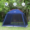 CAMPROS CP Screen House Tent 10 x 10 Ft Screened Mesh Net Wall Canopy view 4
