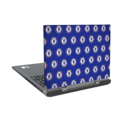 Head Case Designs Officially Licensed Chelsea Football Club Logo Pattern Art Vinyl Sticker Skin Decal Cover Compatible with Dell Inspiron 15 7000 P65F