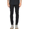 JEsilunmaMY Men's Stretch Slim Pencil Jeans Mid Waist Distressed Skinny Denim Trousers Casual Straight Jean Pants with Pocket (Black,34) view 1
