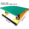 DOZPAL Gymnastics Springboard for Aldults Big Kids Teens, Spring Board Sport Equipment with Thickened 4 Springs Inside and Green Padded Carpet,4springs view 2