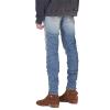 JEsilunmaMY Men's Slim Ripped Denim Pants Fashion Mid Waist Distressed Skinny Pencil Jeans Casual Stretch Destroyed Trousers (Light Blue,28) view 2