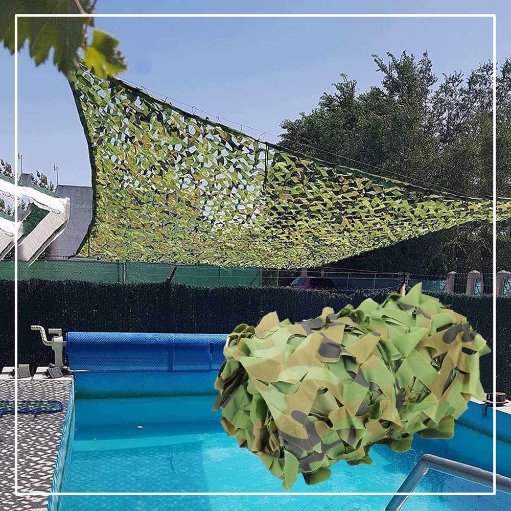 Jolan Sunscreen Camouflage Netting,Military Reinforced Camo Netting,Woodland,Camping,Hunting,Army,Party Decoration,Car Cover,2m 3m 4m 5m 6m 7m 8m 9m 10m Camouflage Shade Net,Jungle-79m(23 * 29.5ft)
