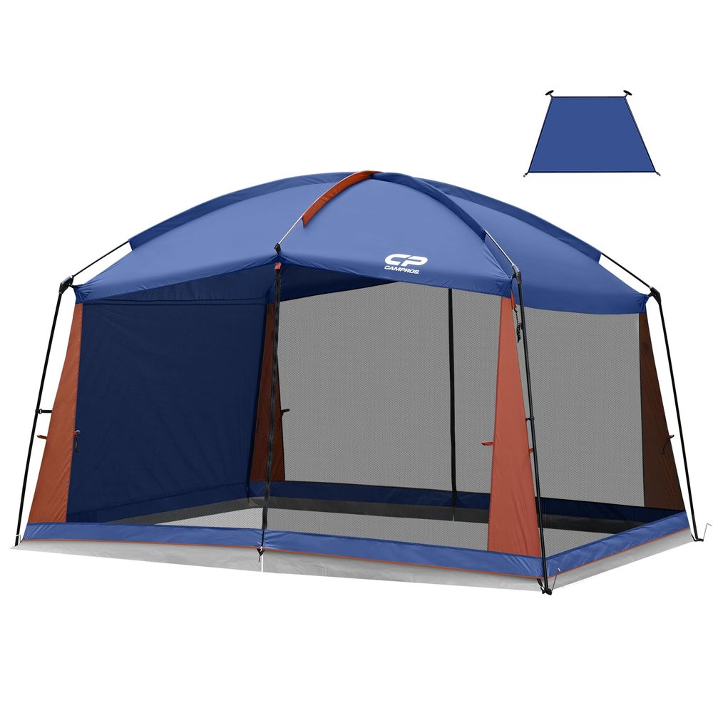 CAMPROS CP Screen House Tent 12 x 10 Ft Screened Mesh Net Wall Canopy