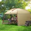 CAMPROS CP Screen House Tent 12 x 10 Ft Screened Mesh Net Wall Canopy view 2