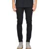 JEsilunmaMY Slim Fit Denim Pants for Men Mid Waist Distressed Stretch Skinny Pencil Jeans Washed Boyfriend Jean Trousers (Black,31) view 1