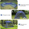 CAMPROS CP Screen House Tent 10 x 10 Ft Screened Mesh Net Wall Canopy view 4