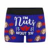 Artsadd Custom Face Boxers Briefs for Men Personalized Love Underwear Valentine's Day Best Gifts for Husband Boyfriend view 1